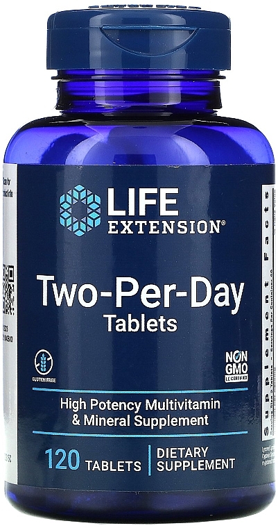 Комплекс мультивитаминов - Life Extension Two-Per-Day Tablets — фото N1