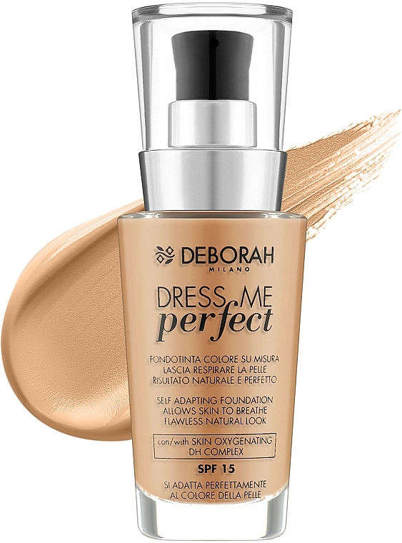 Тональна основа для обличчя - Deborah Dress Me Perfect Foundation SPF15 — фото N6