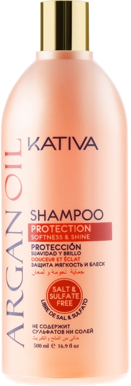 Увлажняющий шампунь с маслом Арганы - Kativa Argan Oil Shampoo — фото N3