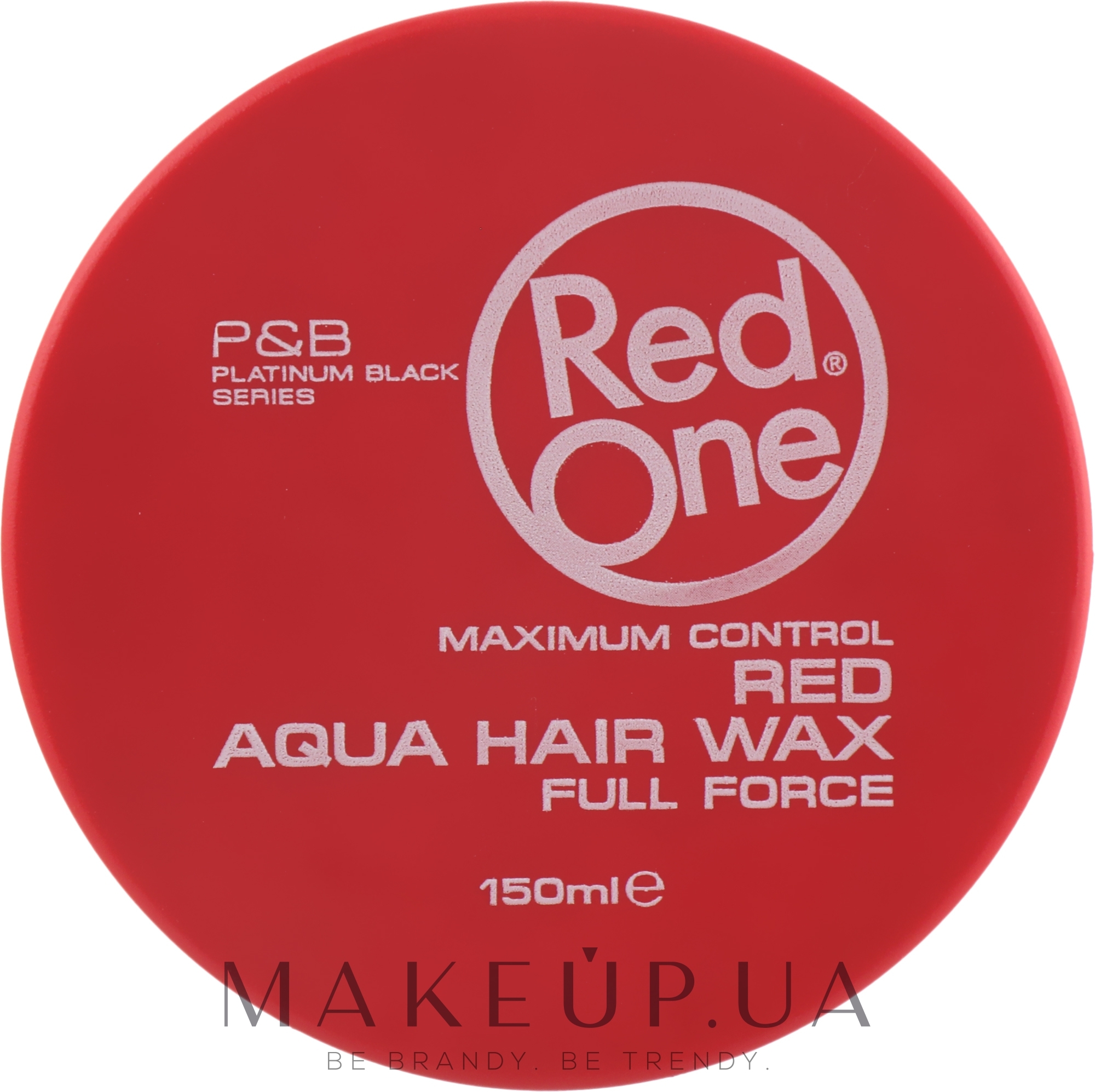 ВІск для волосся на водній основі - RedOne Aqua Hair Gel Wax Full Force Red — фото 150ml