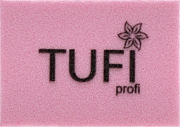 Бафик "Міні" 100/180 гріт, рожевий - Tufi Profi — фото N1