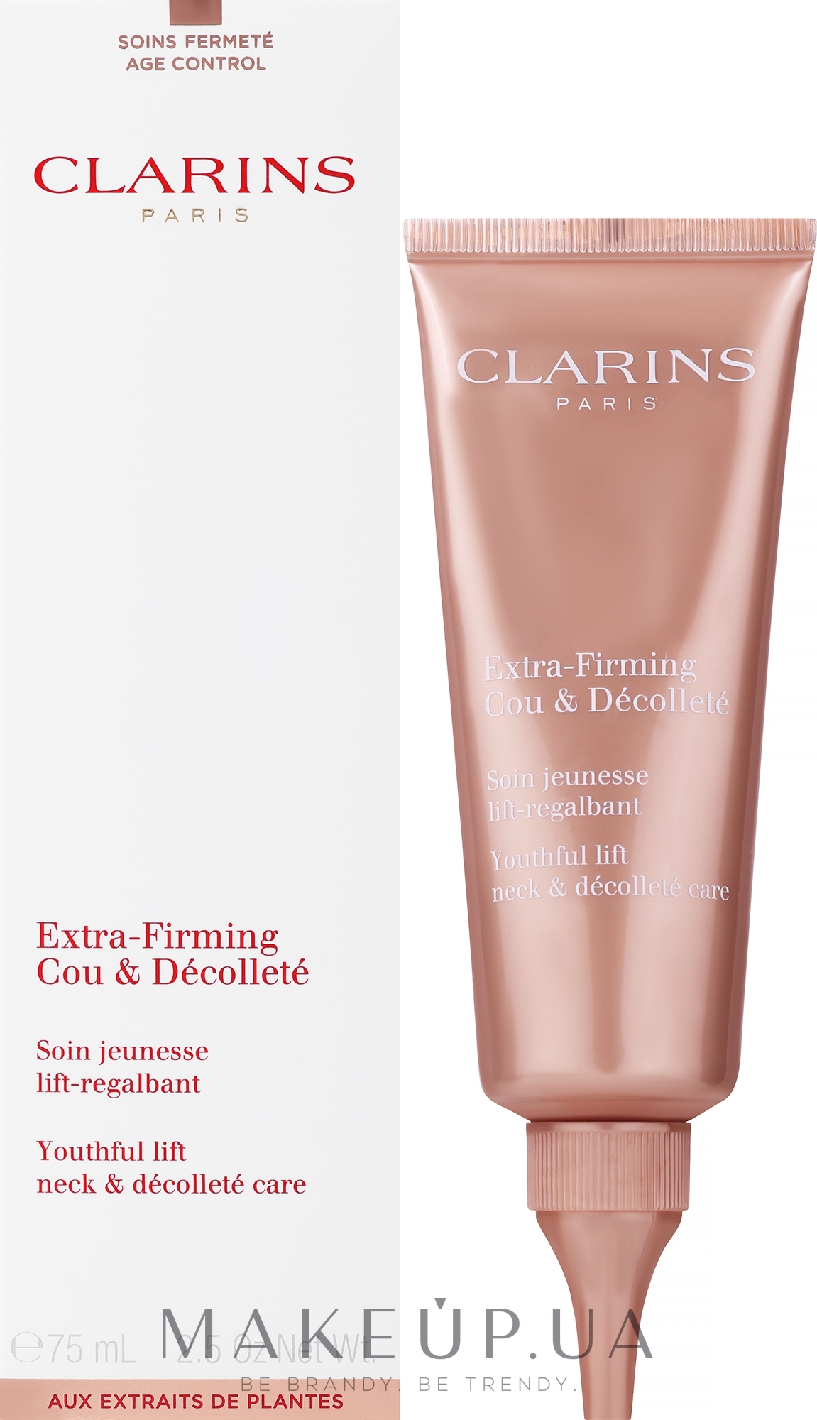 Регенерувальний, омолоджувальний крем для шиї й декольте - Clarins Extra-Firming — фото 75ml