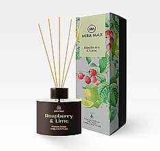 Парфумерія, косметика Аромадифузор - Mira Max Raspberry & Lime Fragrance Diffuser With Reeds