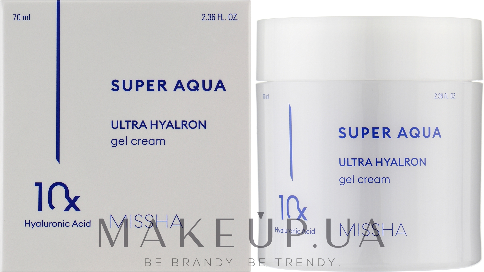 Зволожувальний гель-крем для обличчя - Missha Super Aqua Ultra Hyalron Gel Cream — фото 70ml