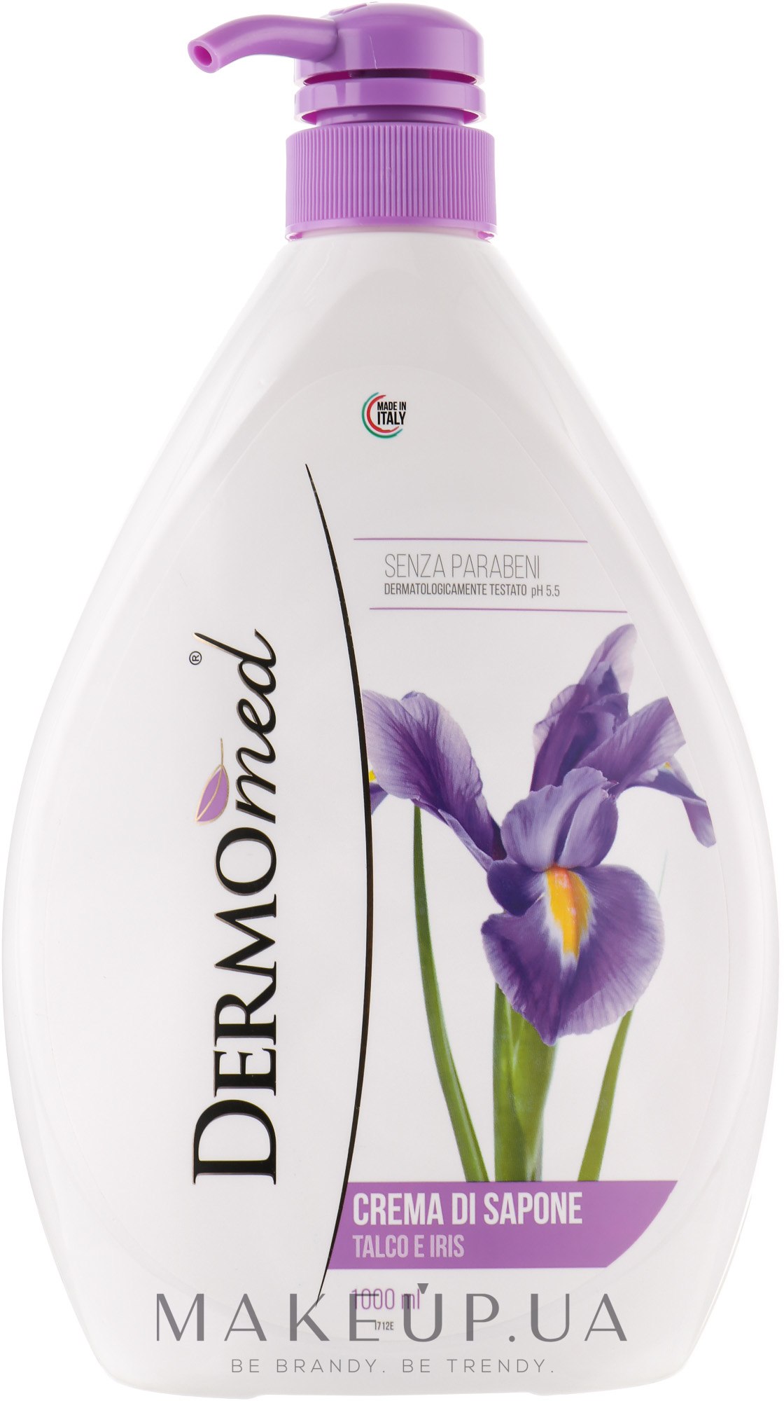 Крем-мило "Тальк і ірис" - Dermomed Cream Soap Talc And Iris — фото 1000ml