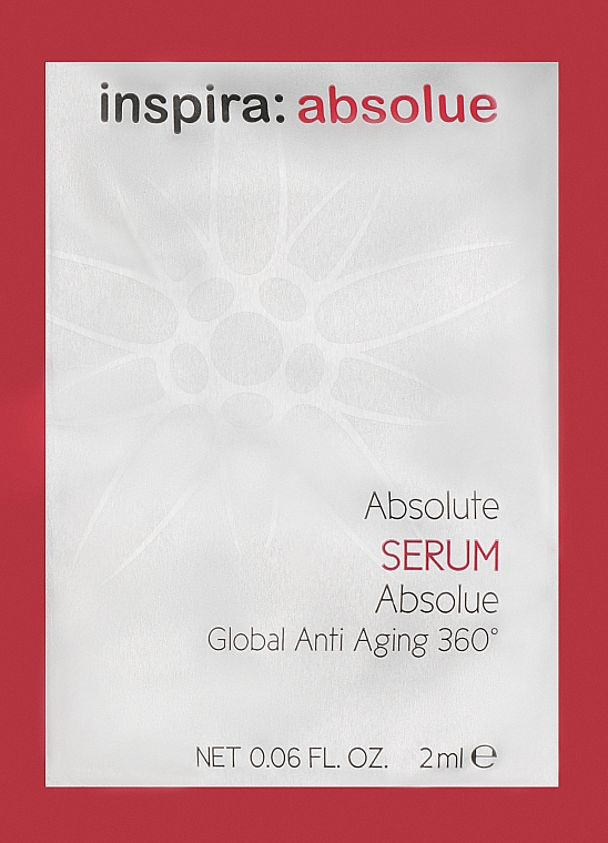 Антивікова сироватка для обличчя "24 години" - Inspira:cosmetics Inspira:absolue Absolute 360 Serum (пробник) — фото N1