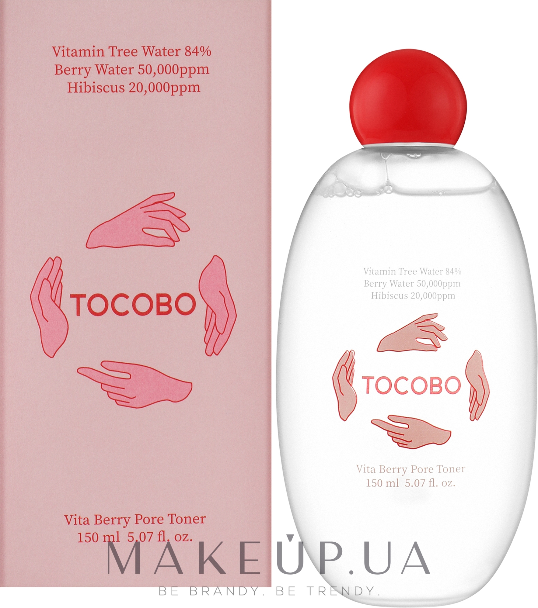 Тонер для сужения пор - Tocobo Vita Berry Pore Toner — фото 150ml