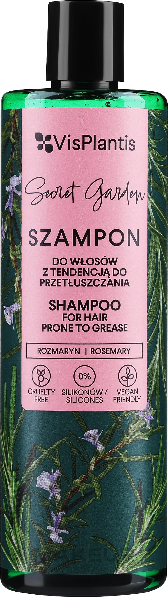 Шампунь для нормальных и склонных к жирности волос - Vis Plantis Herbal Vital Care Shampoo For Hair With Tendency To Grease — фото 400ml