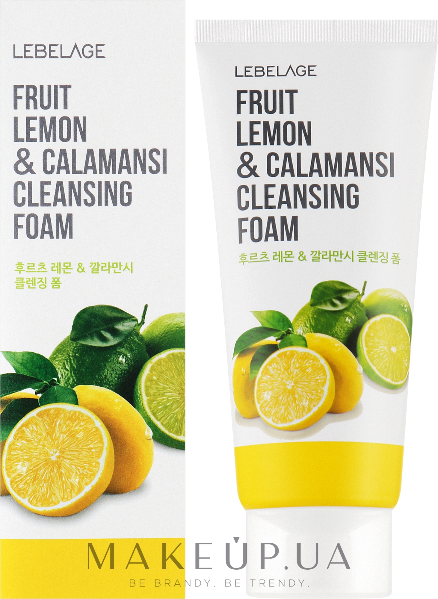 Пенка для умывания с лимоном и каламанси - Lebelage Fruit Lemon & Calamansi Cleansing Foam — фото 100ml