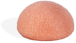 Парфумерія, косметика Спонж конняку із рожевою глиною - Mohani Natural konjac Cleansing Sponge With Pink Clay