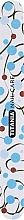 Духи, Парфюмерия, косметика Пилочка для ногтей "Retro" 1227, двусторонняя, с голубым принтом - Titania Nail File