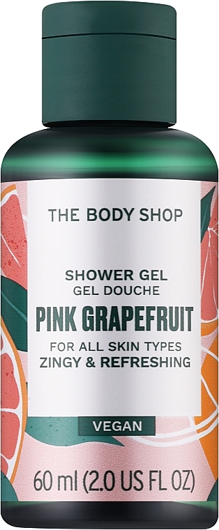 Гель для душа "Розовый грепфрут" - The Body Shop Pink Grapefruit Vegan Shower Gel (мини) — фото N1