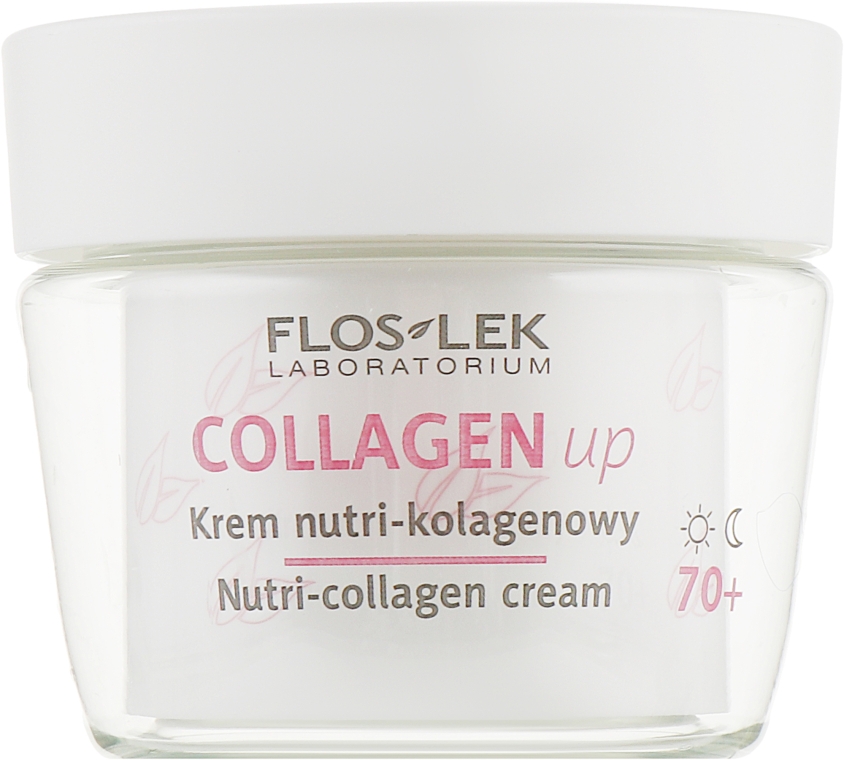 Крем для лица коллагеновый 70+ - Floslek Collagen Up Nutrii-collagen Cream 70+ — фото N2