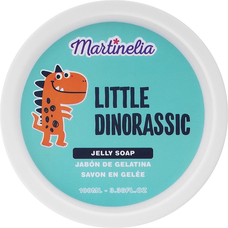Желейное мыло для рук, бирюзовое - Martinelia Little Dinorassic Jelly Soap — фото N1