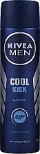 Парфумерія, косметика Дезодорант-спрей - NIVEA Men Cool Kick Deo Spray