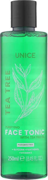 Тоник для лица с маслом чайного дерева - Unice Tea Tree Purifying Face Tonic