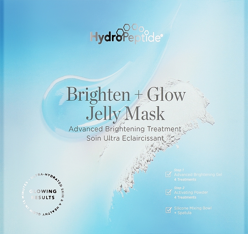 Осветляющая гелевая маска-пленка - HydroPeptide Brighten + Glow Jelly Mask — фото N1