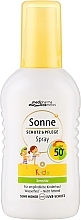 Сонцезахисний водостійкий спрей-емульсія для чутливої шкіри дитини - Medipharma Cosmetics Sonne SPF 50+ — фото N1