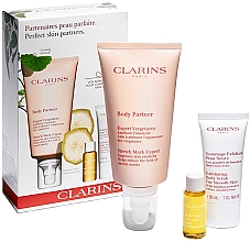 Духи, Парфюмерия, косметика Набор - Clarins Body Partner Set (b/cr/175ml + b/scrub/30ml + b/oil/10ml)