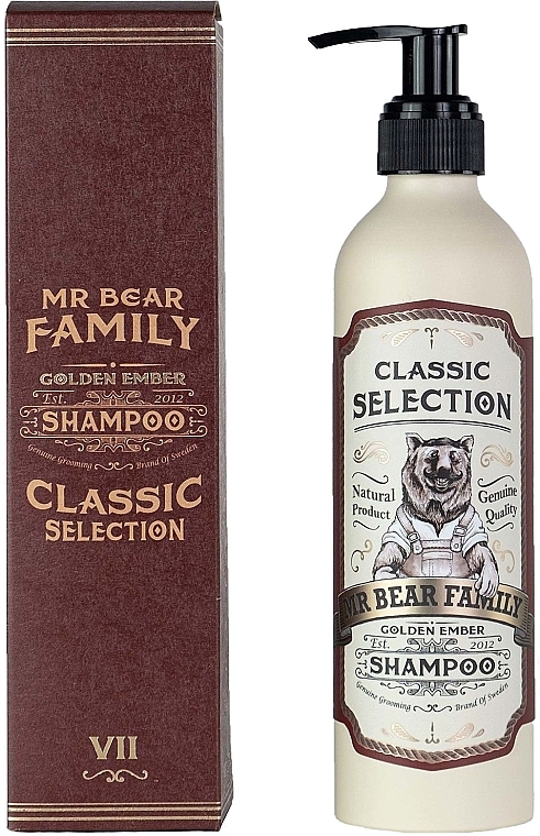Шампунь для волос - Mr. Bear Family Golden Ember Shampoo — фото N1