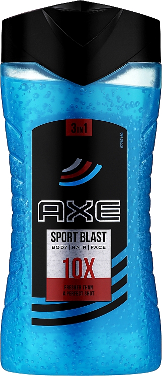 Гель-шампунь для душа "Спортивный заряд" - Axe Re-Energise After Sport Body And Hair Shower Gel Sport Blast