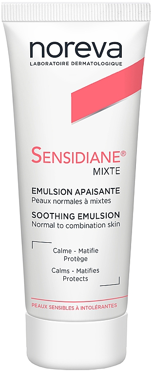 Эмульсия успокаивающая для нормальной и комбинированной кожи - Noreva Laboratoires Sensidiane Mixte Soothing Emulsion — фото N1