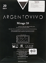 Чулки "Mirage 20 AUT" 20 DEN, platino - Argentovivo — фото N2
