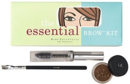 Духи, Парфюмерия, косметика Набор для бровей - Bare Escentuals Essential Brow Kit (shadow Eyebrowr/0.28g + Brow Gel/0.8g + brush)