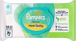Детские влажные салфетки, 46 шт. - Pampers New Baby Harmonie Body Wipes — фото N1