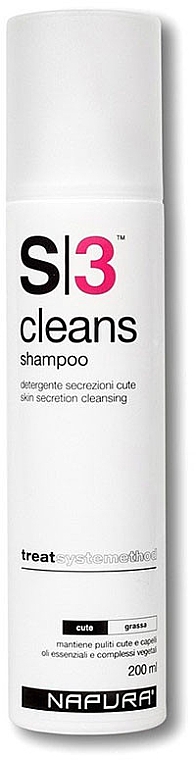 Шампунь для жирної шкіри голови - Napura S3 Cleans Shampoo — фото N1