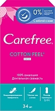 Гігієнічні щоденні прокладки зі свіжим ароматом, 34 шт. - Carefree Cotton Fresh — фото N3