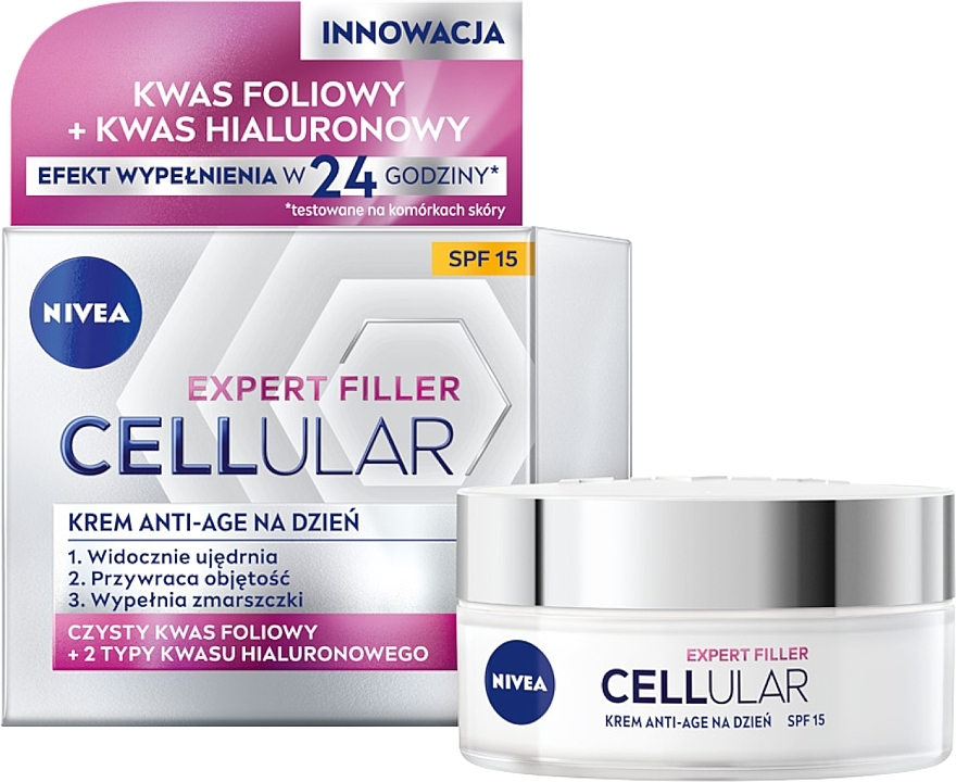 Набір - Nivea Cellular Expert Filler Duopack (f/cr/50ml + f/ser/30ml) — фото N2