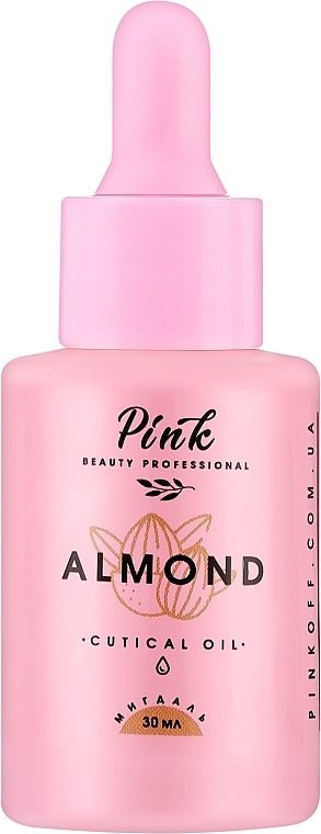 Масло для кутикулы "Almond" - Pink Cutical Oil  — фото N2