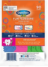 Дитячі флосси з тримачами, дикий фрукт - DenTek Kids Fun Flossers — фото N2