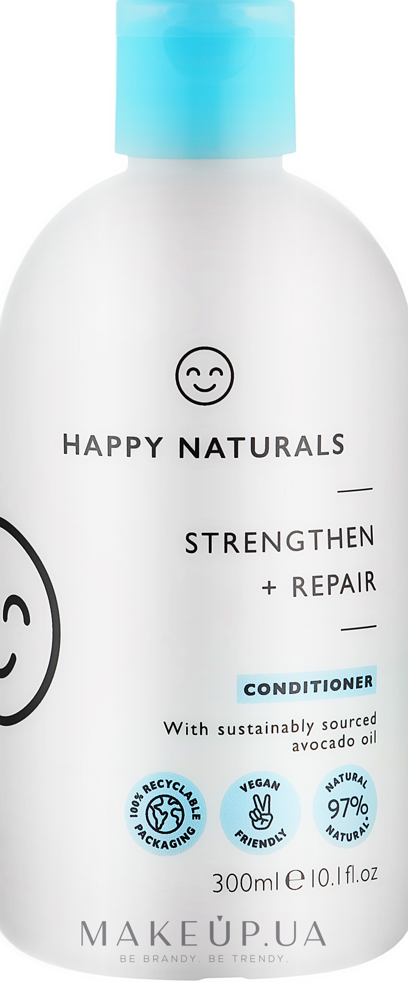 Кондиціонер для волосся "Відновлення й зміцнення" - Happy Naturals Strengthen And Repair Conditioner — фото 300ml