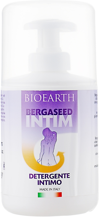 Жидкое мыло для интимной гигиены на основе бергамота - Bioearth Bergaseed Intimate Cleanser