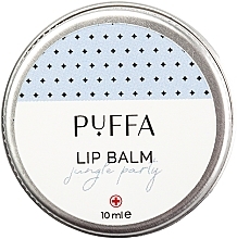 Бальзам для губ з ароматом кокоса - Puffa Jungle Party Lip Balm — фото N1