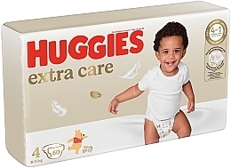 Подгузники Huggies Extra Care 4 (8-16 кг), 60 шт., Mega - Huggies — фото N2
