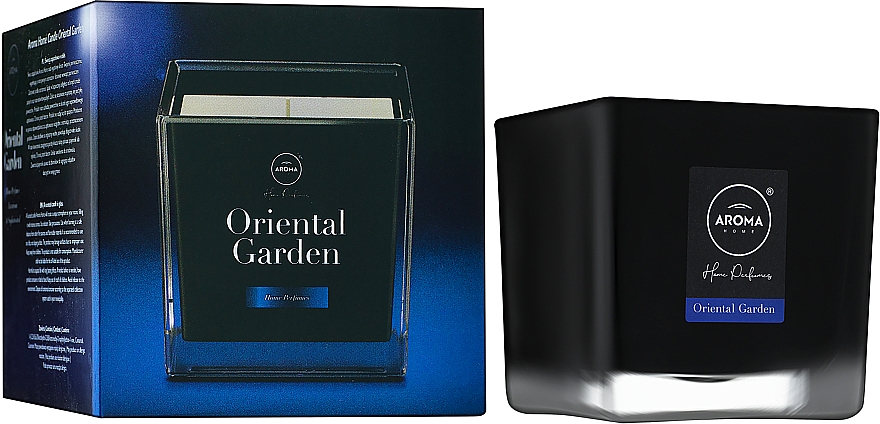 Aroma Home Black Series Oriental Garden - Ароматическая свеча — фото N2