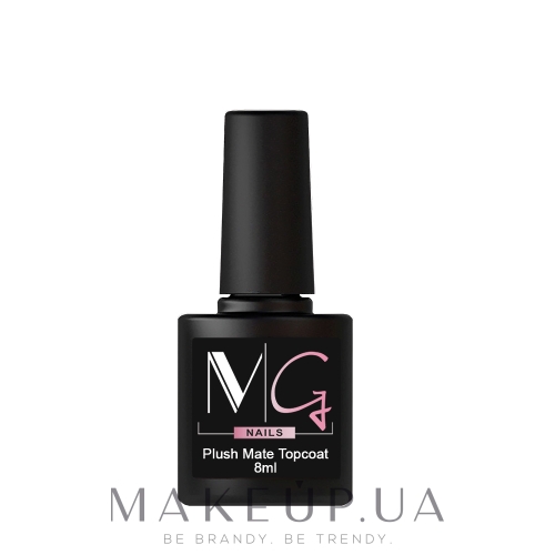 Матовое финишное покрытие - MG Nails Plush Matte Top Coat — фото 8ml