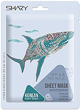 Парфумерія, косметика Тканинна маска-антиоксидант для обличчя "Сквалан і комплекс вітамінів" - Shary Antioxidant Sheet Mask