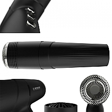 Фен для волосся, 8302, чорний - Kiepe Professional Hair Dryer — фото N3