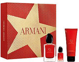 Парфумерія, косметика Giorgio Armani Si Passione - Набір (edp/50ml + edp/7ml + b/lot/50ml)