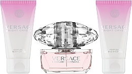 Versace Bright Crystal - Набор (edt/50ml + b/l/50ml + s/g/50ml) — фото N2