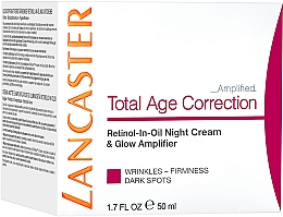 Антивозрастной ночной крем - Lancaster Total Age Correction Complete Retinol-In-Oil Night Cream & Glow Amplifier — фото N4