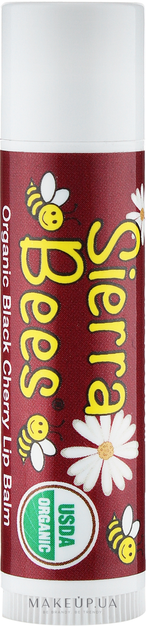 Бальзам для губ органічний "Чорна вишня" - Sierra Bees Black Cherry Organic Lip Balm — фото 4.25g