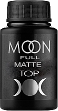 Верхнее покрытие для гель-лака матовое - Moon Full Top Matte — фото N1