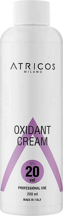 Оксидант-крем для фарбування та освітлення пасом - Atricos Oxidant Cream 20 Vol 6% — фото N2