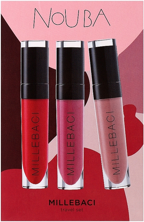 Набір - NoUBA Millebaci Travel Set №3 (lipstick/3х6ml) — фото N2