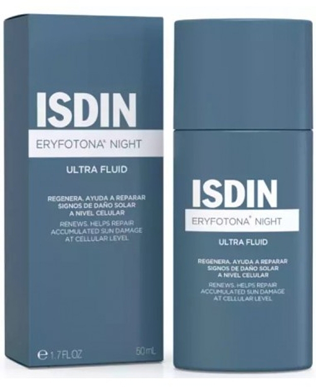 Нічний флюїд для обличчя й тіла - Isdin Eryfotona Night Ultra Fluid — фото N1